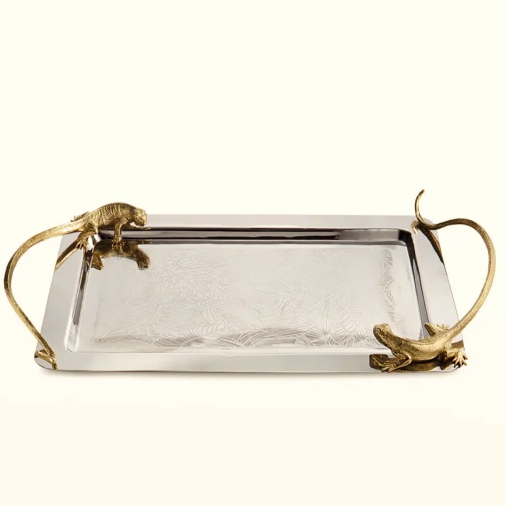 🦎Michael Aram🦎Rainforest/Safari Serving Tray